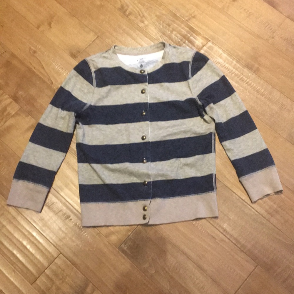 J. Crew striped cardigan